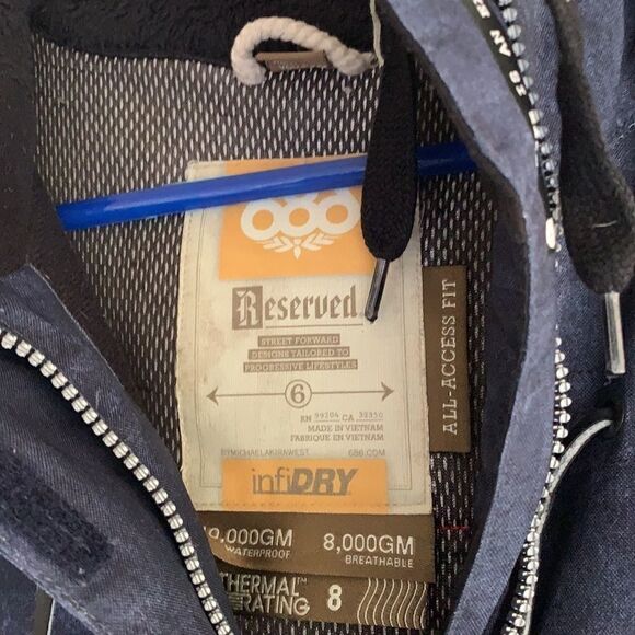 EUC WOMEN’S BEAUTIFUL 686 INFIDRY SNOWBOARD JACKET - Picture 9 of 15